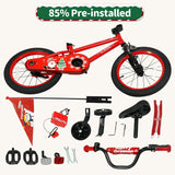 OLAKIDS Christmas Theme Kids Bike 12/14/16/18 Inch with Training Wheels & Music Box