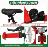 OLAKIDS Christmas Theme Kids Bike 12/14/16/18 Inch with Training Wheels & Music Box