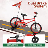 OLAKIDS Christmas Theme Kids Bike 12/14/16/18 Inch with Training Wheels & Music Box