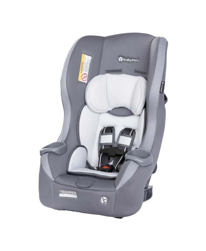 Baby Trend Trooper 3 - in - 1 Convertible Car Seat (Grey) - Kidsy