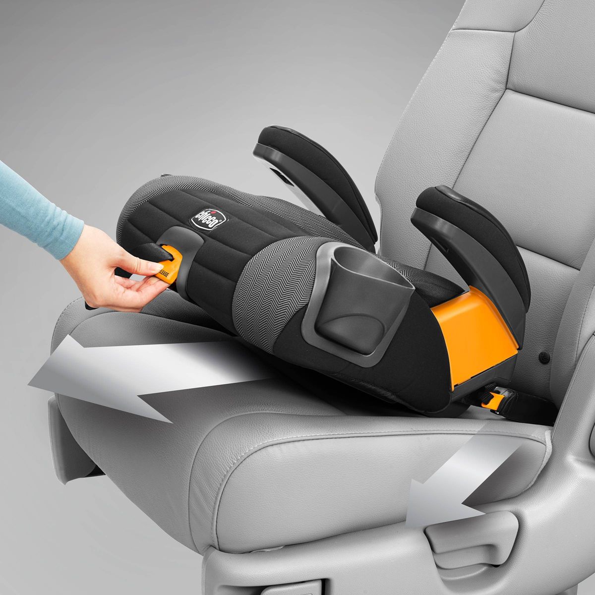 Chicco GoFit Plus Backless Booster Car Seat (Avenue) - Kidsy