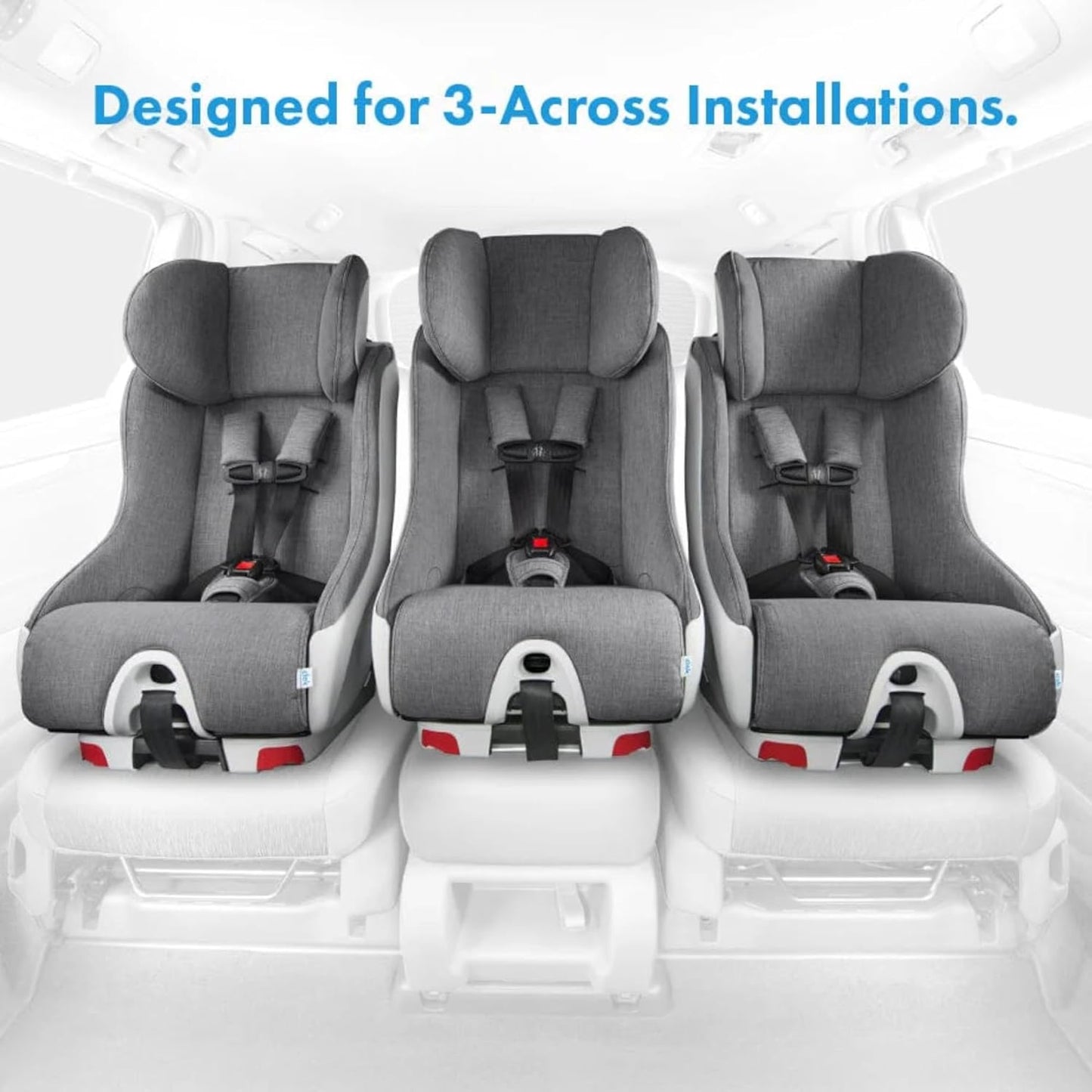 Clek Foonf Convertible Car Seat with Rigid Latch System (Edge Ziip) - Kidsy