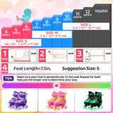 Nattork Mermaid Roller Skates - Viva Magenta