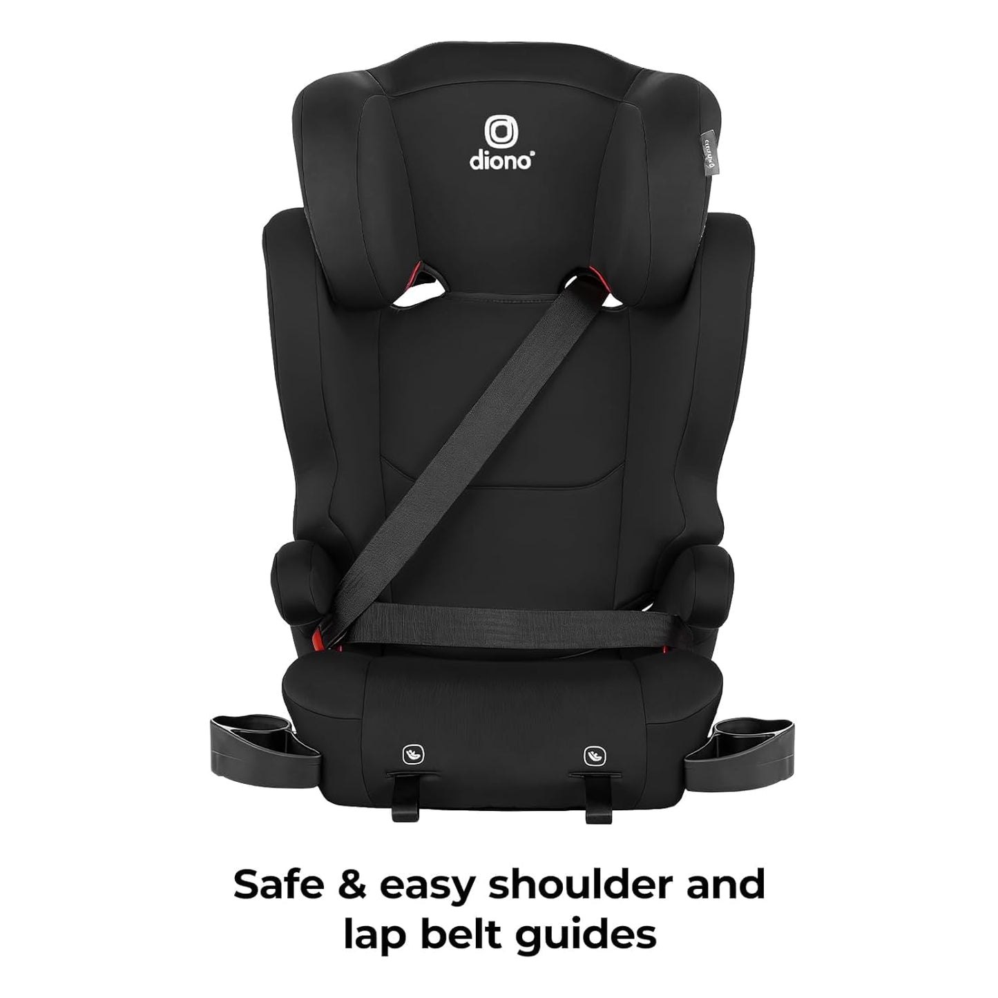 Diono Cambria LE, 2-in-1 Belt Positioning Booster Seat (Black) - Kidsy