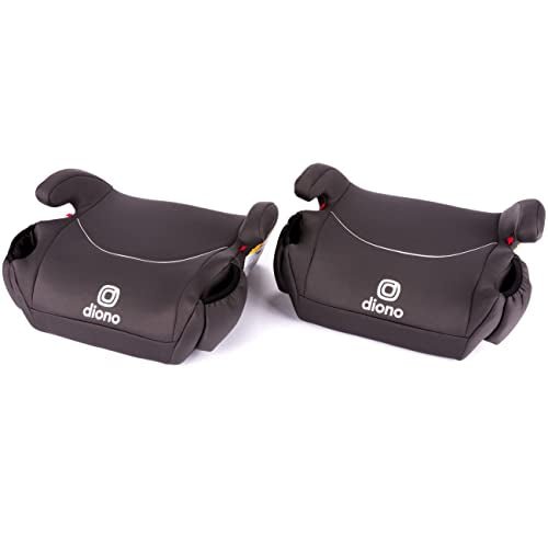Diono Solana Backless Booster Car Seats (Black, Pack of 2) - Kidsy
