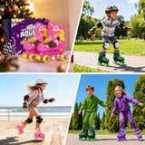 Nattork Mermaid Roller Skates - Viva Magenta