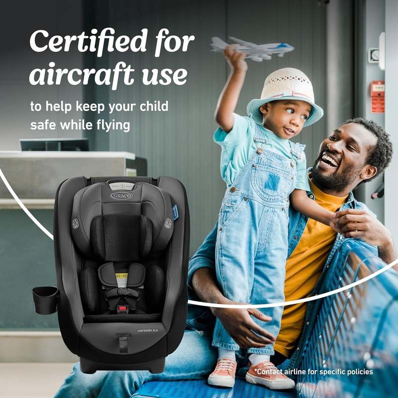 Graco Contender Slim Convertible Car Seat (West Point 2.0) - Kidsy