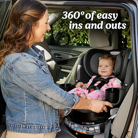 Graco EasyTurn 360 2 - in - 1 Convertible Car Seat (Cyran) - Kidsy