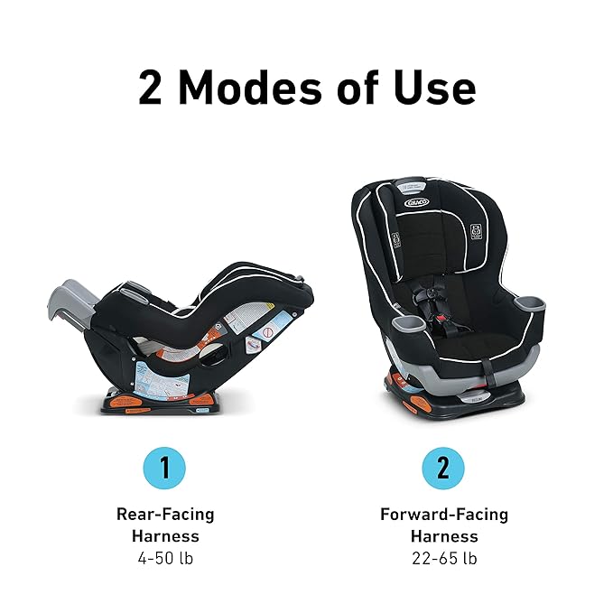 Graco Extend2Fit 2 - in - 1 Convertible Car Seat (Redmond) - Kidsy