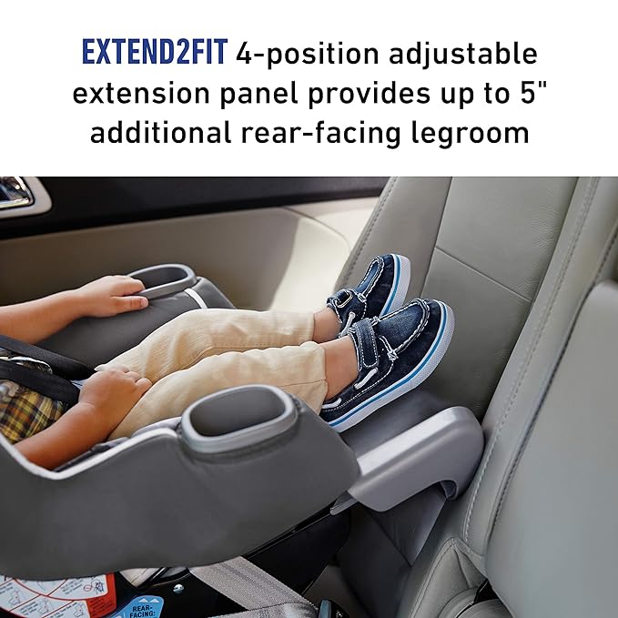 Graco Extend2Fit 2 - in - 1 Convertible Car Seat (Redmond) - Kidsy