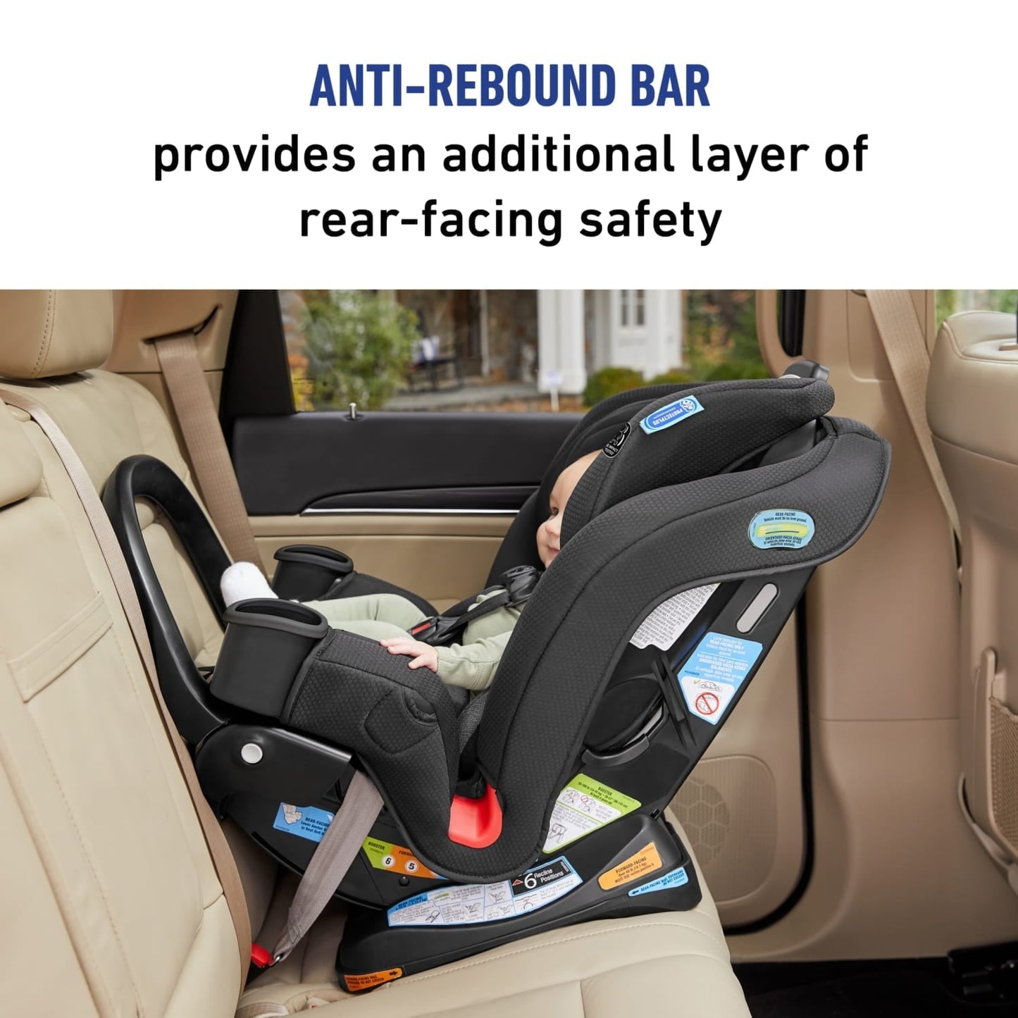 Graco Extend2Fit 3 - in - 1 Convertible Infant Toddler Car Seat (Prescott) - Kidsy
