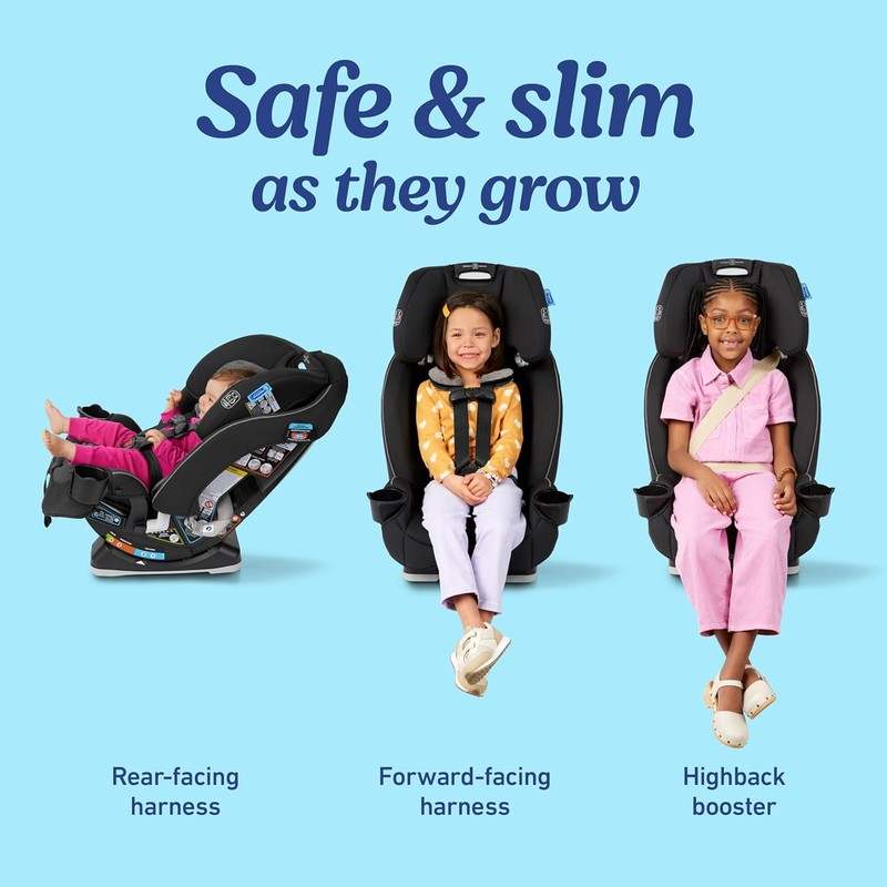 Graco Slimfit 3 - in - 1 Convertible Car Seat (Sydney) - Kidsy