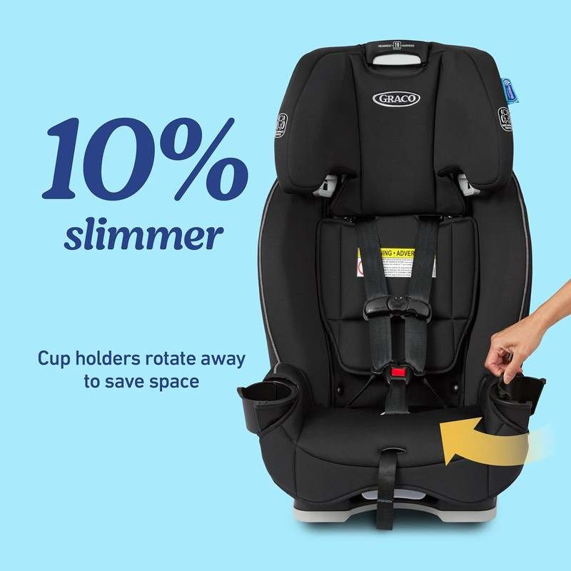 Graco Slimfit 3 - in - 1 Convertible Car Seat (Sydney) - Kidsy