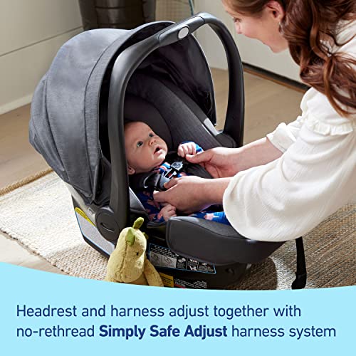 Graco SnugRide 35 DLX Infant Car Seat ft. Load Leg Technology (Astaire) - Kidsy