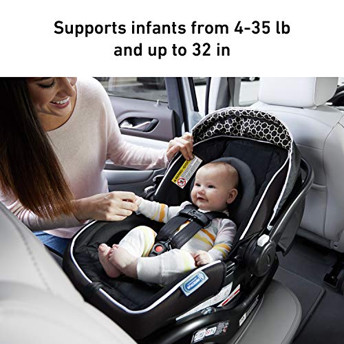 Graco SnugRide Lite LX Infant Car Seat (Studio) - Kidsy