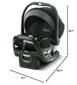 Graco SnugRide SnugFit 35 DLX Infant Car Seat (Spencer) - Kidsy