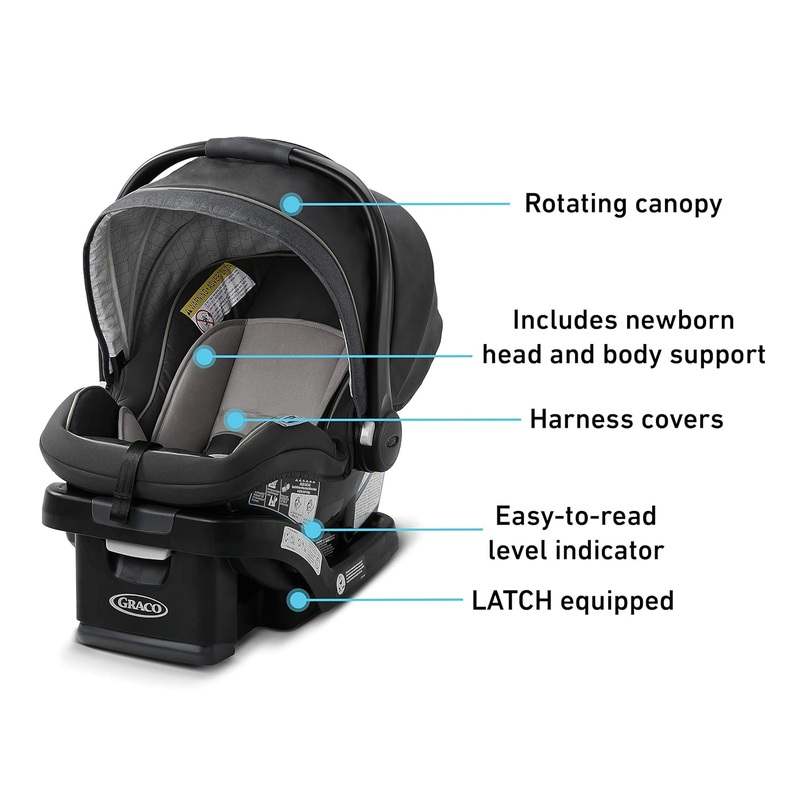 Graco SnugRide SnugLock 35 Infant Car Seat (Redmond) - Kidsy