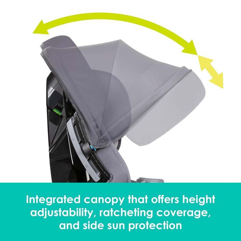 New Baby Trend Cover Me 4 - in - 1 Convertible Car Seat (Desert Pink) - Kidsy