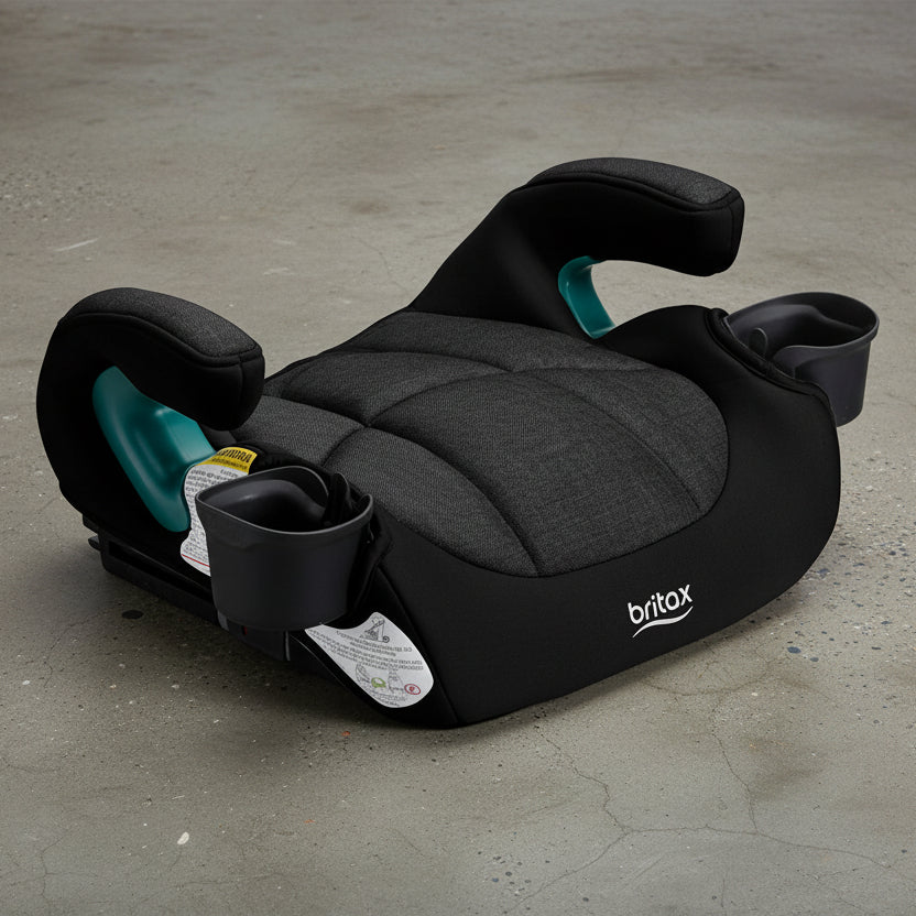 New Britax UpNGo Click Backless Booster Car Seat (Raven Black) - Kidsy