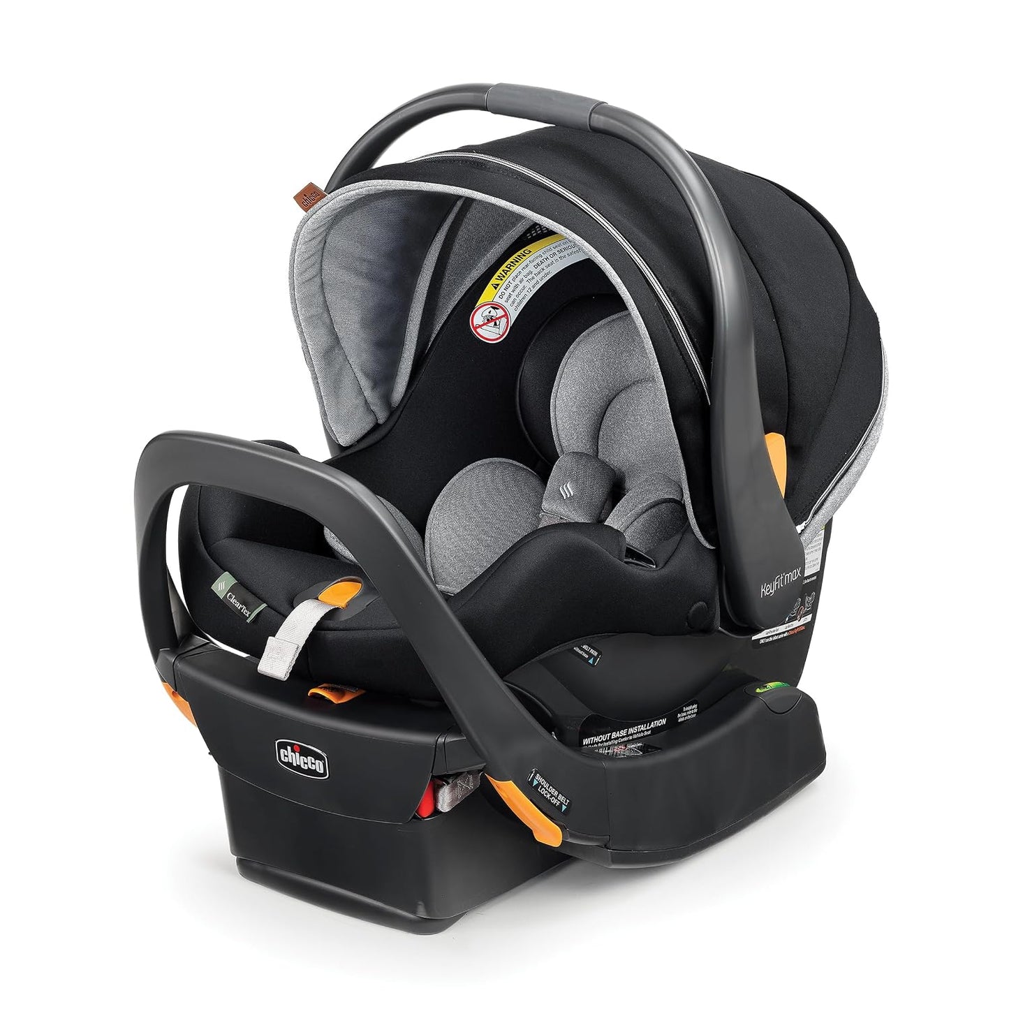 New Chicco KeyFit Max Zip Infant Car Seat with Base, 4–30 Pounds (Apex/Black) - Kidsy