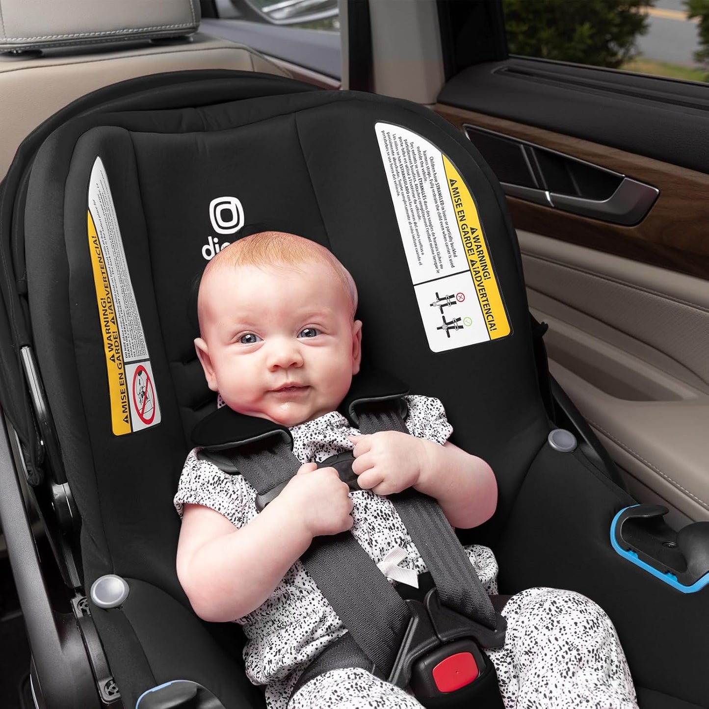 New Diono LiteClik30 XT SafePlus Infant Car Seat and Base (Latch - Black Storm) - Kidsy