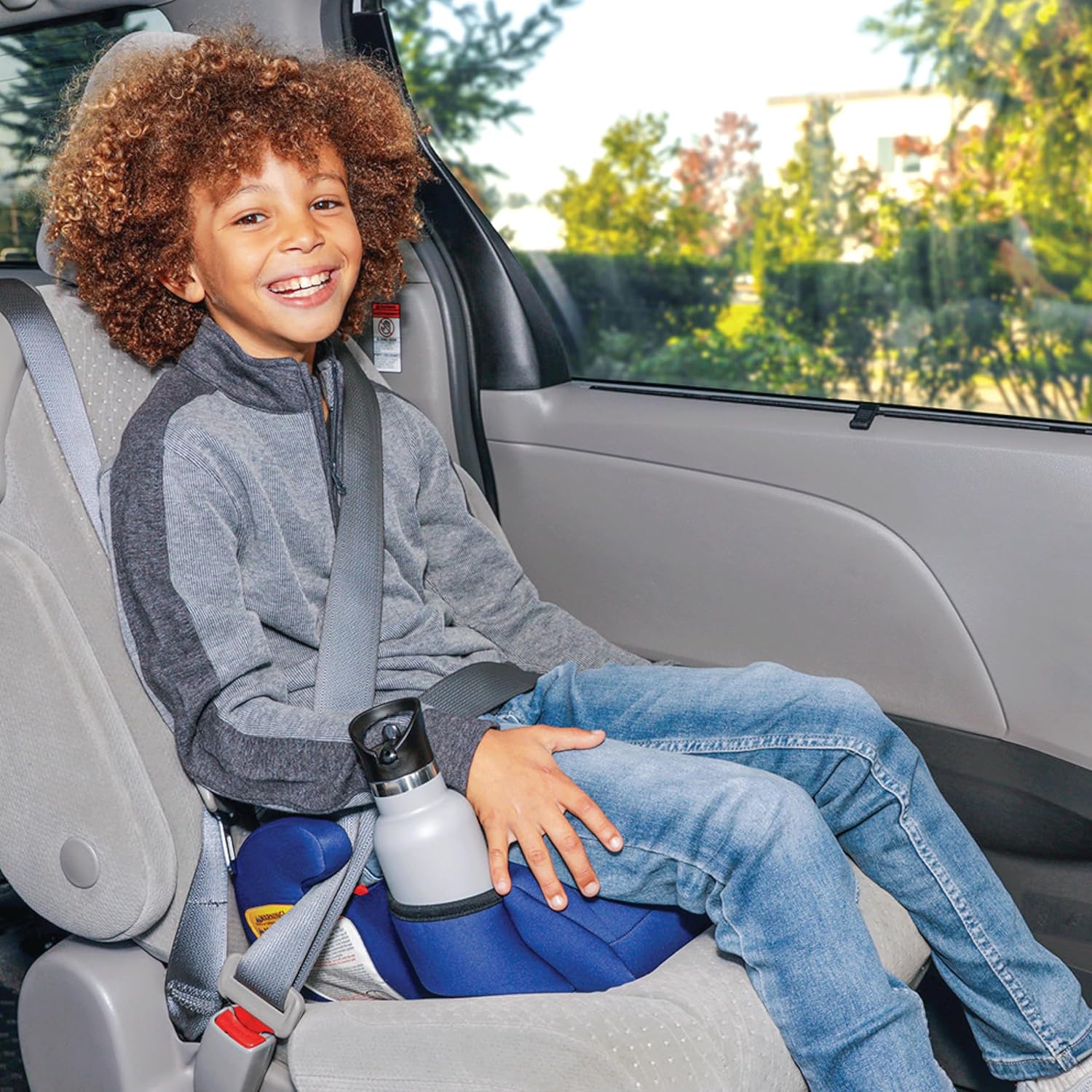 New Diono Solana Booster Seat up to 120 Lb (Blue) - Kidsy