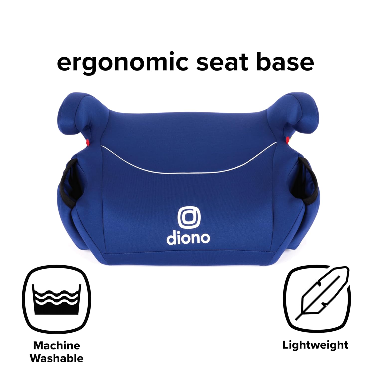 New Diono Solana Booster Seat up to 120 Lb (Blue) - Kidsy