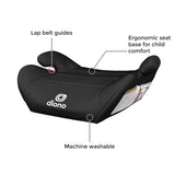 New Diono Solana Lite Backless Booster Car Seat 40-100 lbs (Black Storm) - Kidsy
