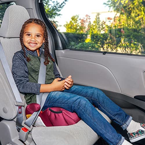 New Diono Solana No Latch Backless Booster Car Seat (Pink/Purple) - Kidsy