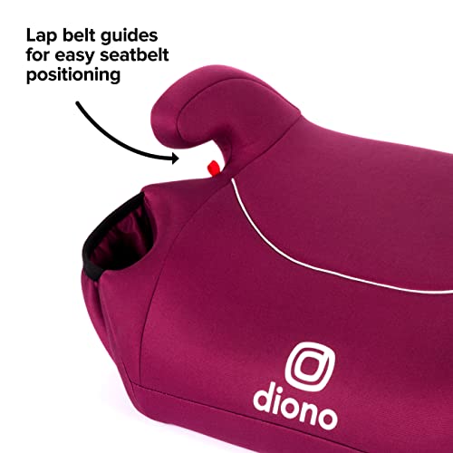 New Diono Solana No Latch Backless Booster Car Seat (Pink/Purple) - Kidsy
