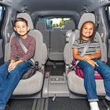 New Diono Solana No Latch Backless Booster Car Seat (Pink/Purple) - Kidsy