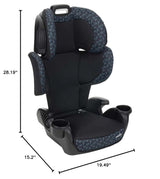 New Evenflo GoTime LX Booster Car Seat (Quincy Blue) - Kidsy