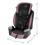 New Evenflo Maestro Sport Booster Car Seat (Whitney Purple) - Kidsy