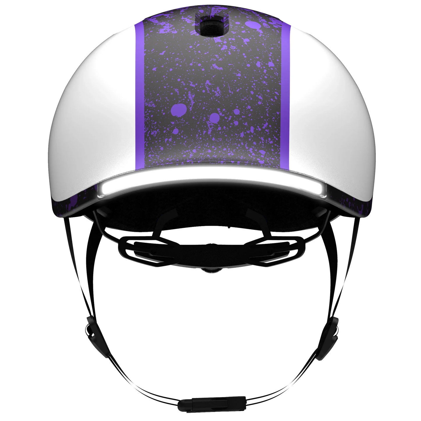 Lumos Nyxel Kids Bike Helmet - Lumos Helmet US - Purple Overspray