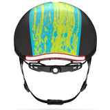 Lumos Nyxel Kids Bike Helmet - Lumos Helmet US - Green Overspray