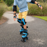 Nattork Cyber Panda Roller Skates - Aqua Ray