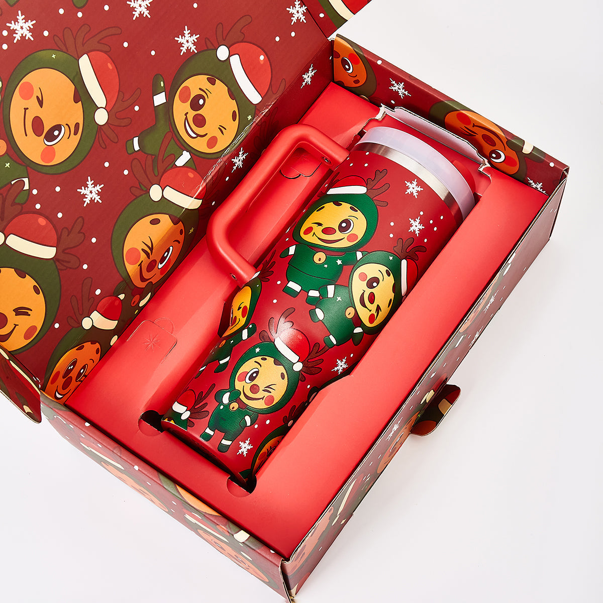 Stanley Christmas Reindeer Tumbler - View 8 | Isnib