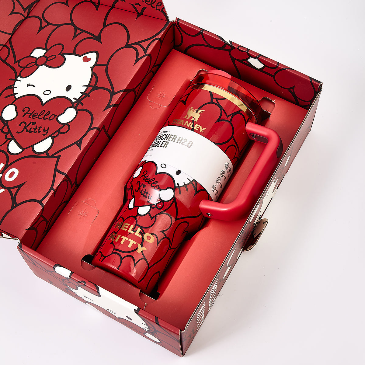 Stanley x Hello Kitty Sweet Hearts Glitter Tumbler - View 10 | Isnib