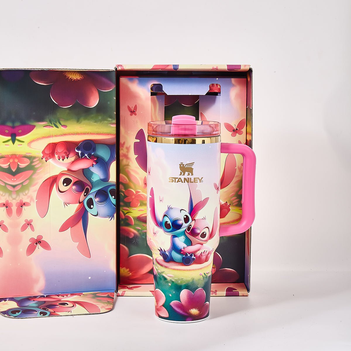 Stanley x Stitch & Angel's Love Garden Tumbler - View 7 | Isnib