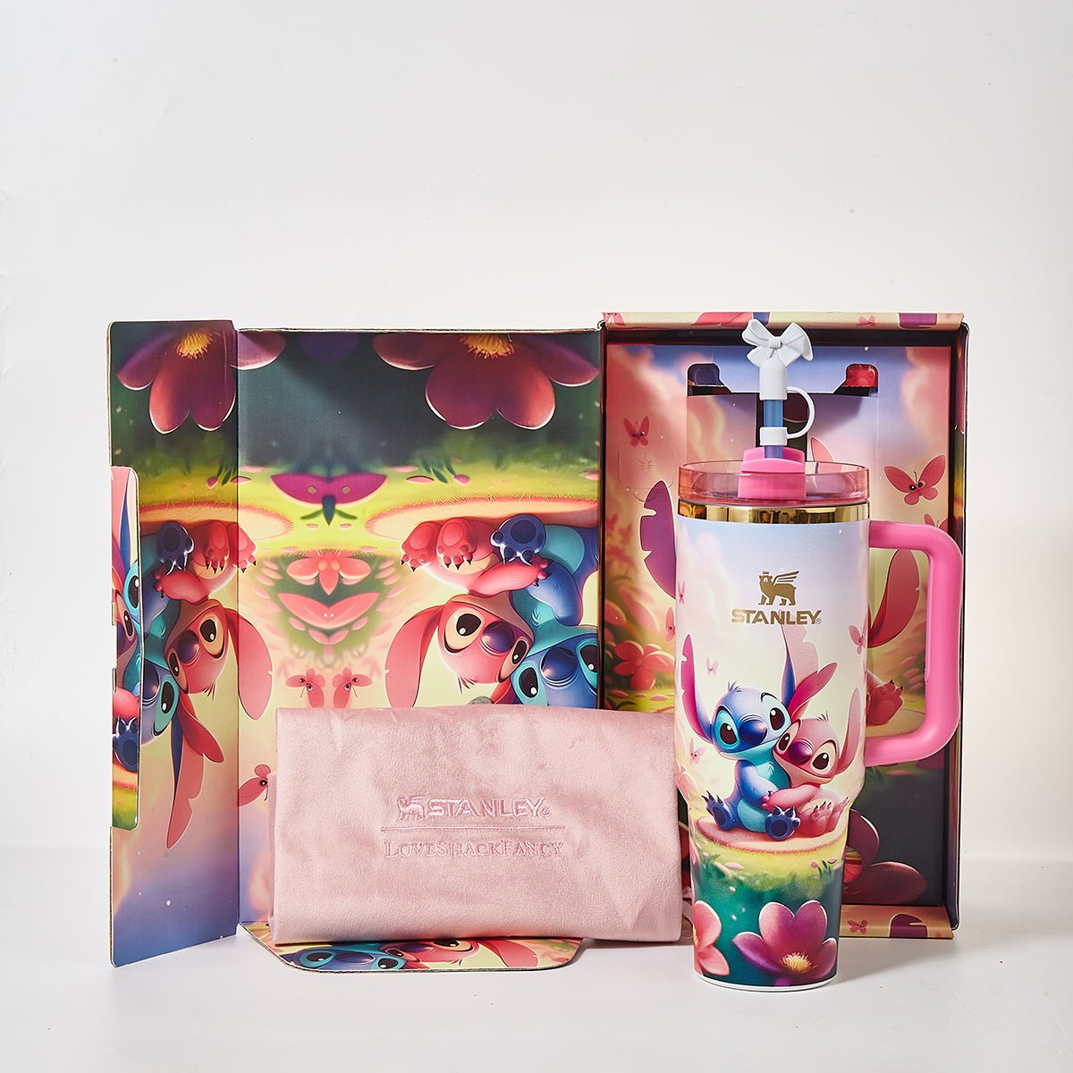 Stanley x Stitch & Angel's Love Garden Tumbler - View 8 | Isnib