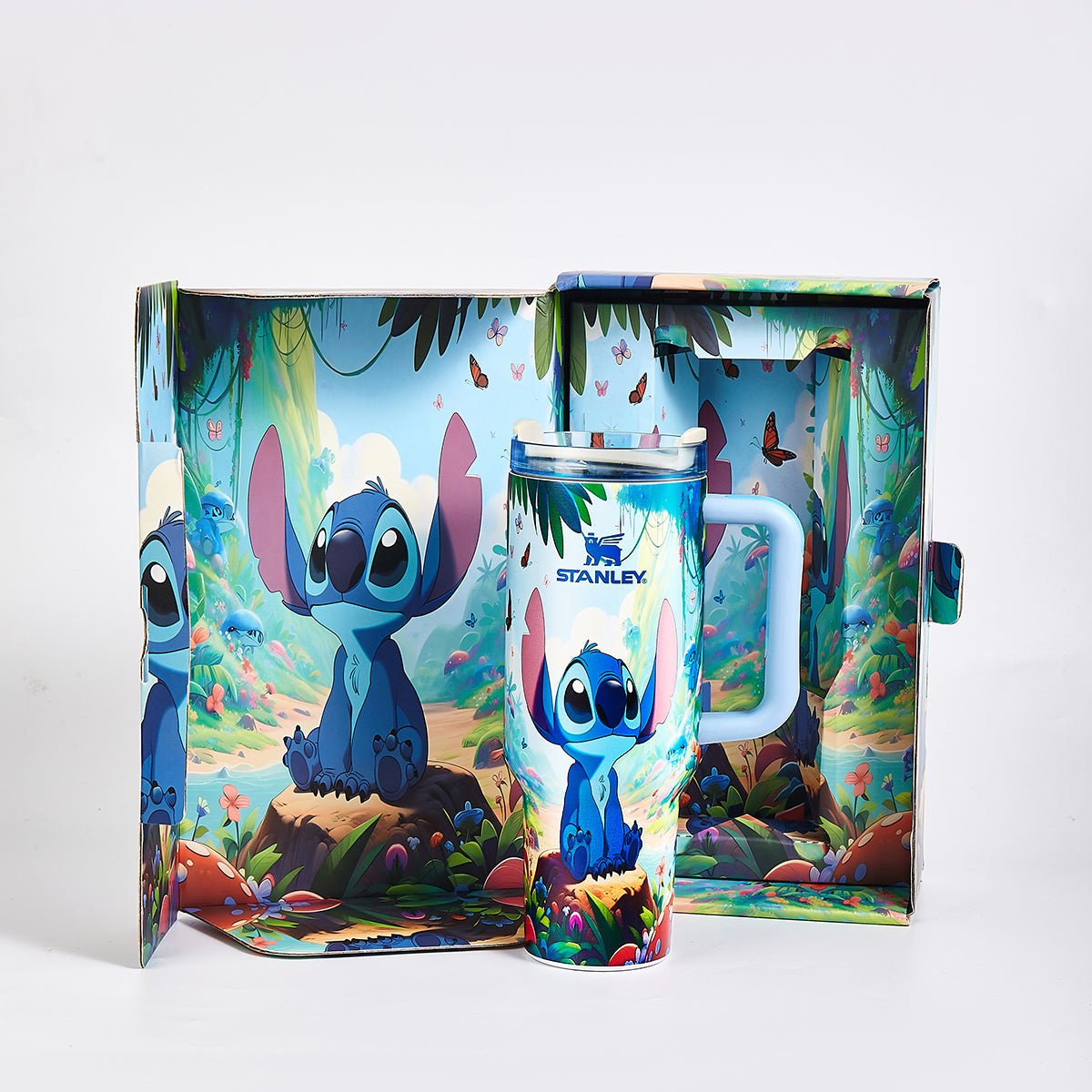 Stanley x Stitch Limited Edition Luminous Tumbler Blue - View 6 | Isnib