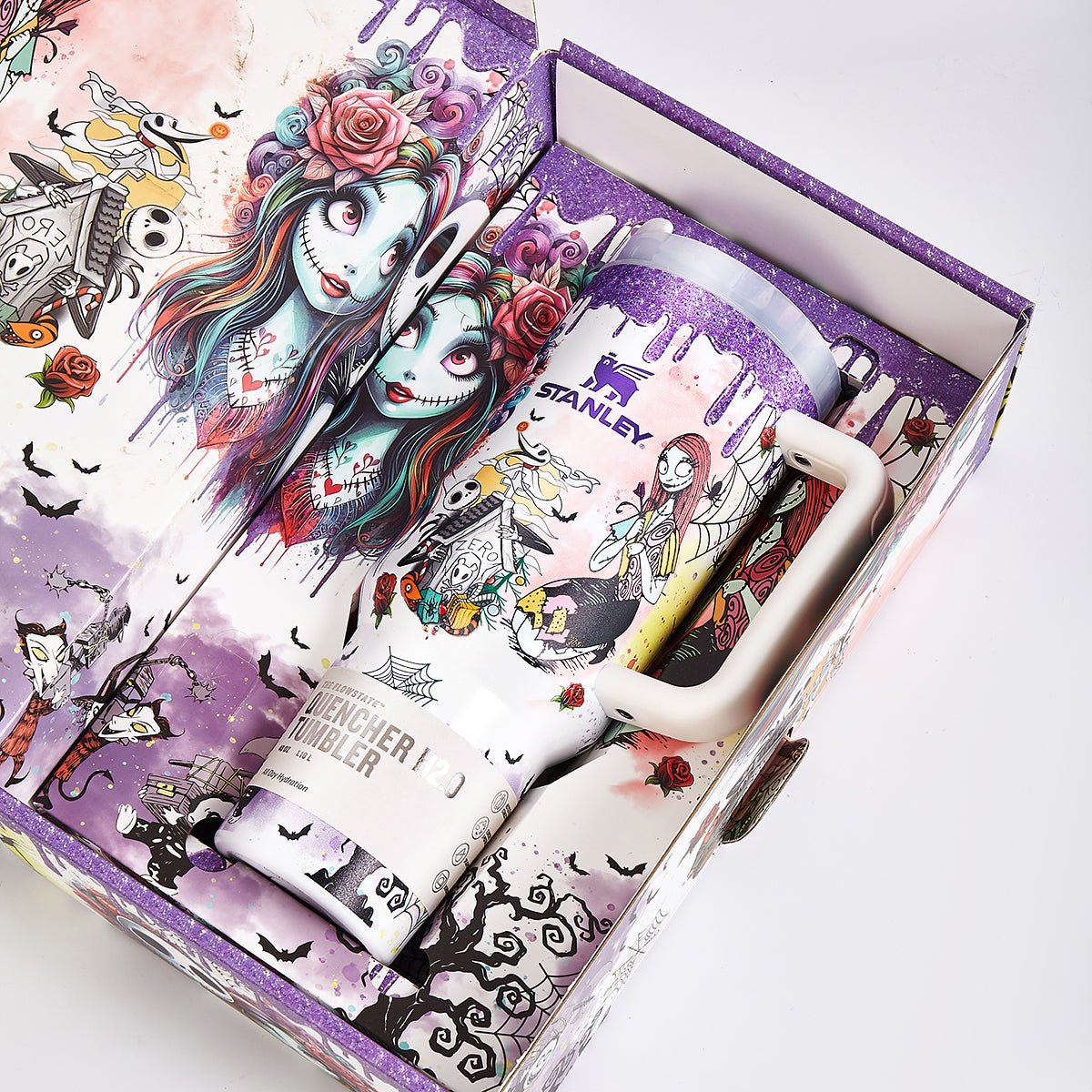 Luminous glow tumbler with Stitch artwork - View 7 | Isnib