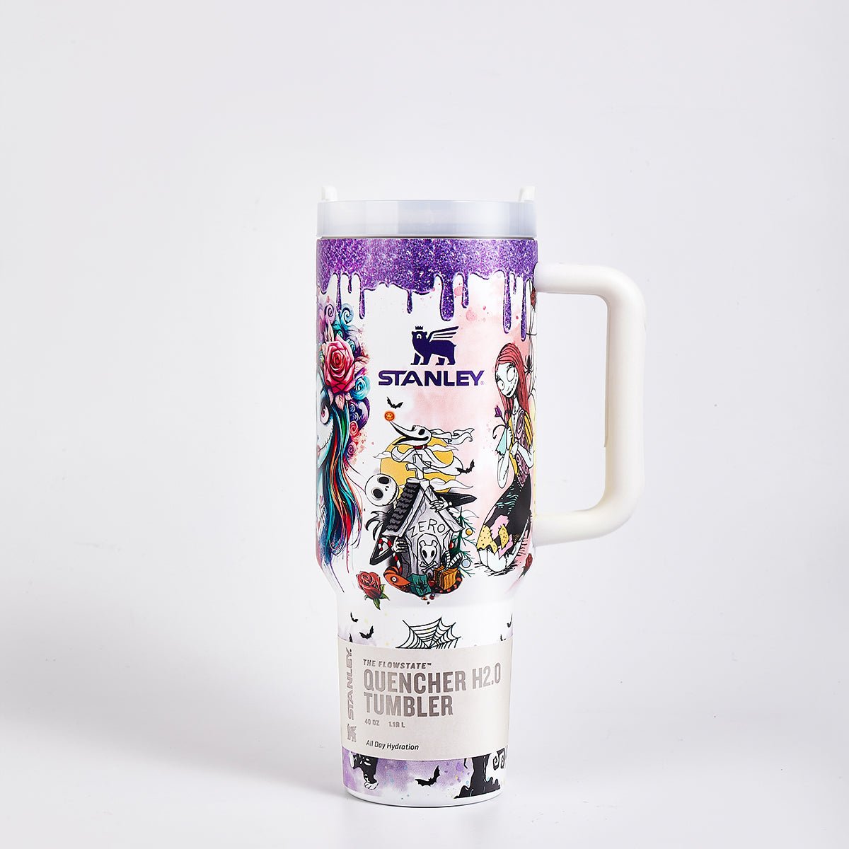 Stanley Quencher H2.0 Tumbler with The Nightmare Before Christmas theme