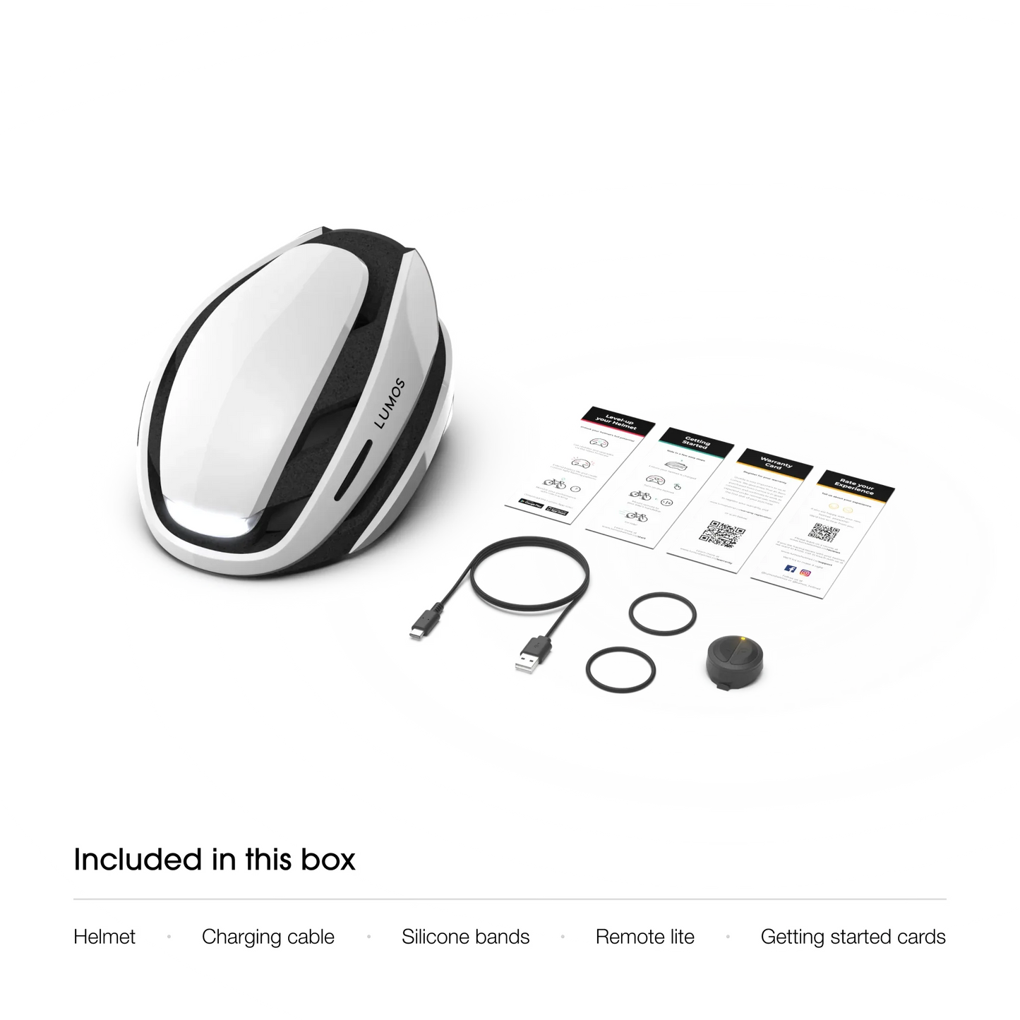 Lumos Ultra Smart Bike Helmet - Lumos Helmet US - Jet White