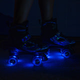 Nattork Cyber Panda Roller Skates - Aqua Ray