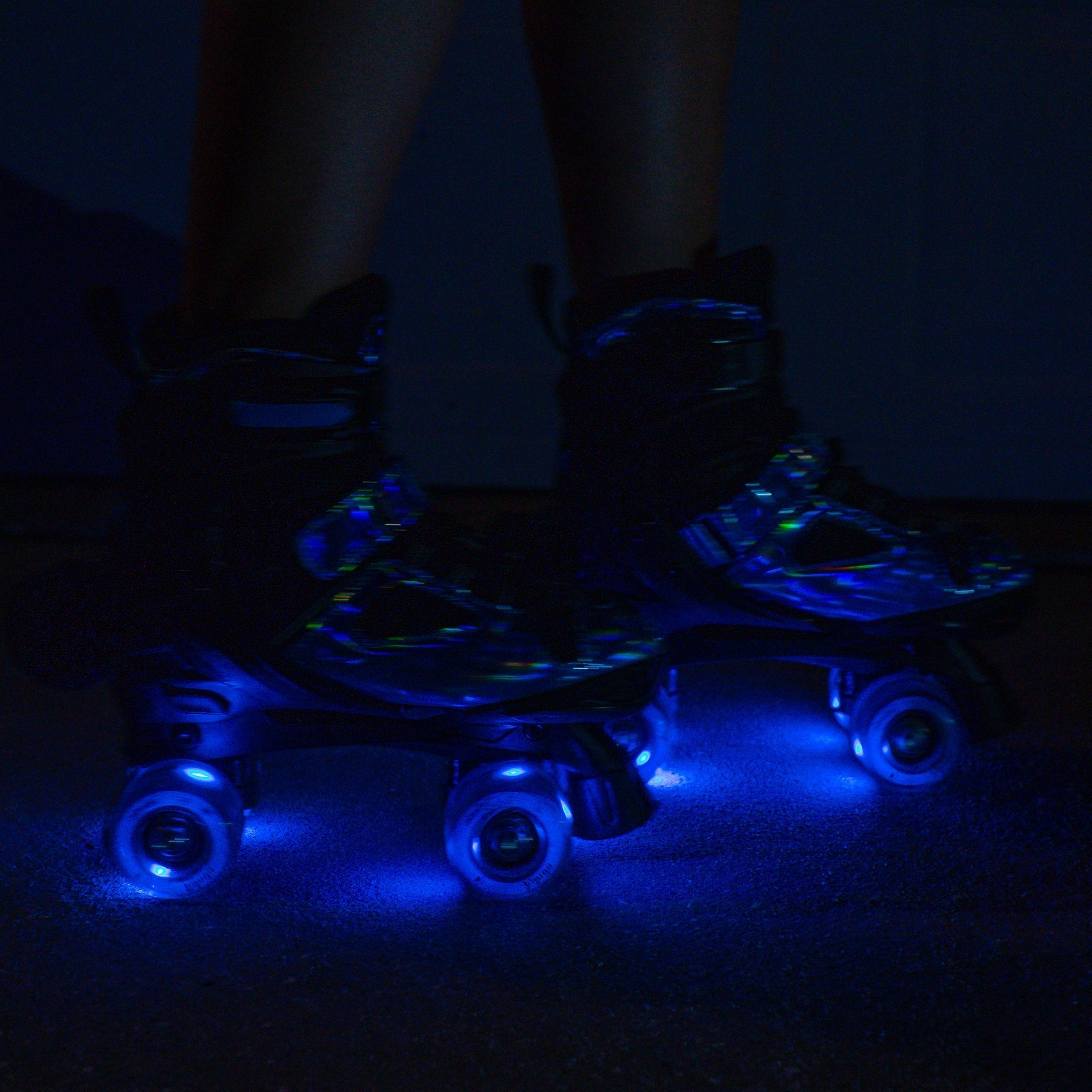 Nattork Cyber Panda Roller Skates - Aqua Ray