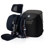 WAYB Pico Travel Car Seat with Premium Carrying Bag (Black/Grey) - Kidsy